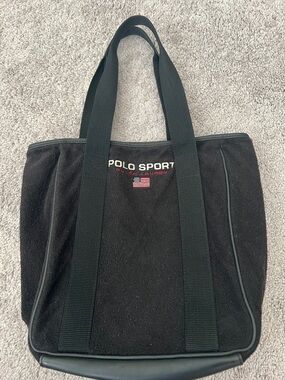 Vintage Black Tote Bag